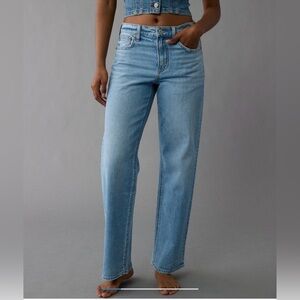American Eagle Outfitters Blue Straight Leg Jeans